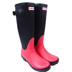 HUNTER Original Ribbed Leg Rubber Rain Boot 5f-4m